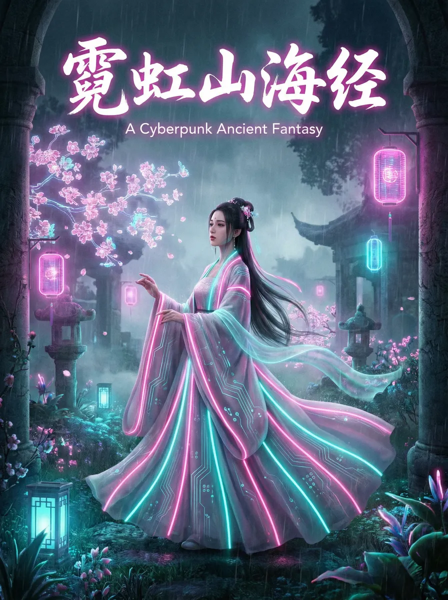 ip地址划分 古风奇缘短剧 - 霓虹山海经海报
